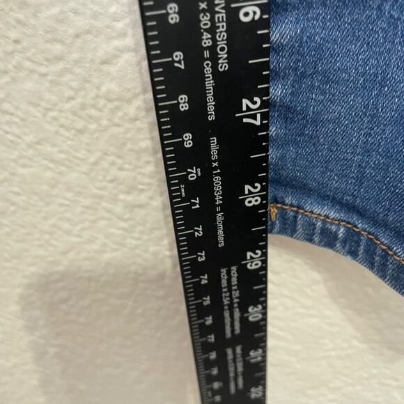 Pacsun Womens Jeans Size 27 Jeggings Denim Blue Light Wash Distressed - Picture 8 of 16